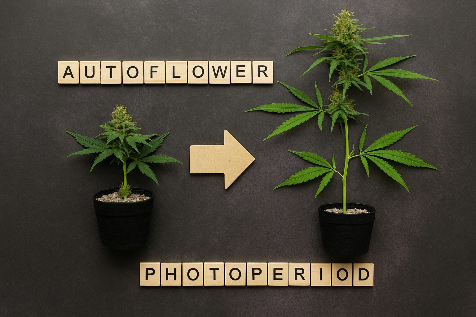 🌱 Autoflower vs. Photoperiod: Key Growth Differences