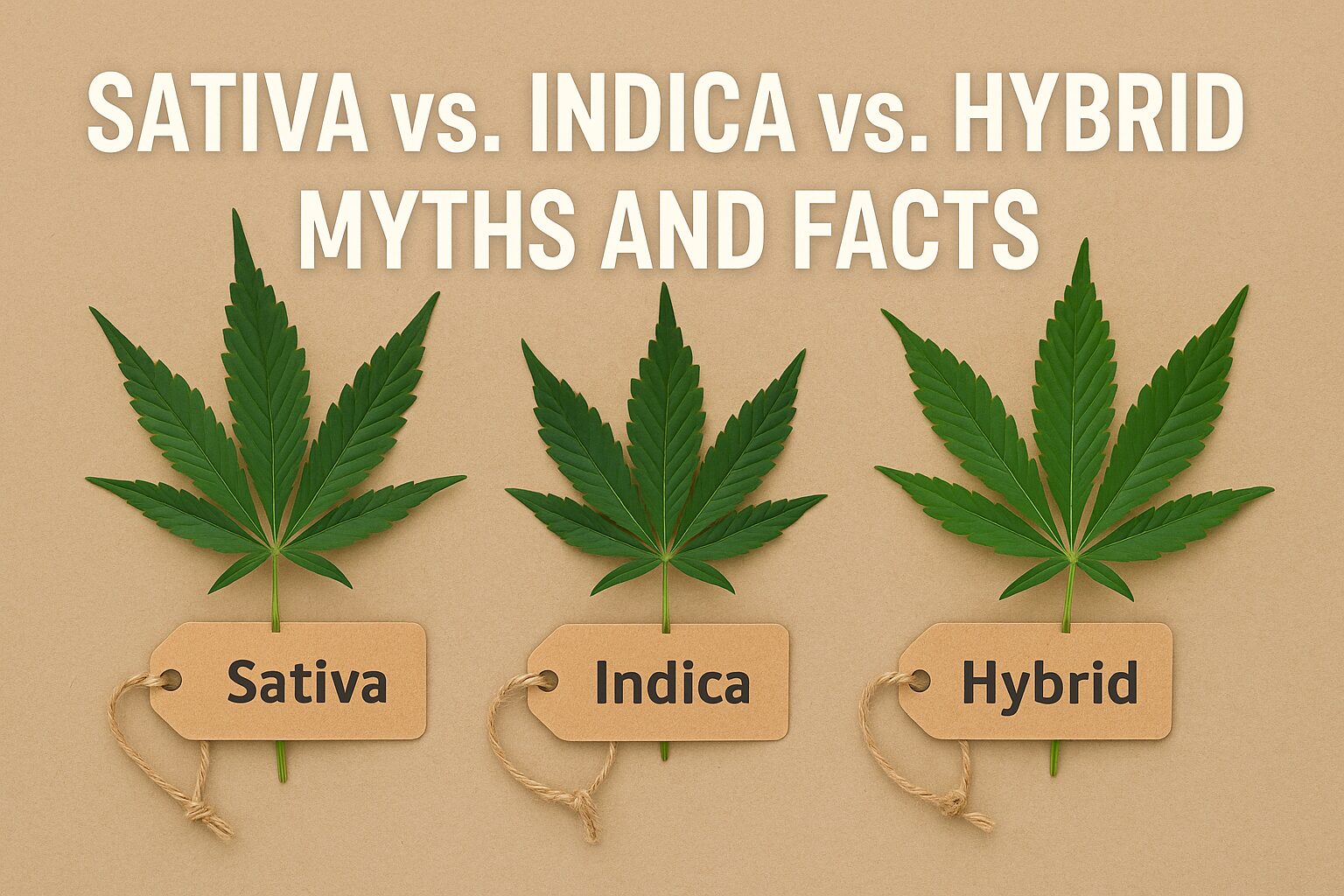 🌞 Sativa vs. Indica vs. Hybrid: Myths and Facts