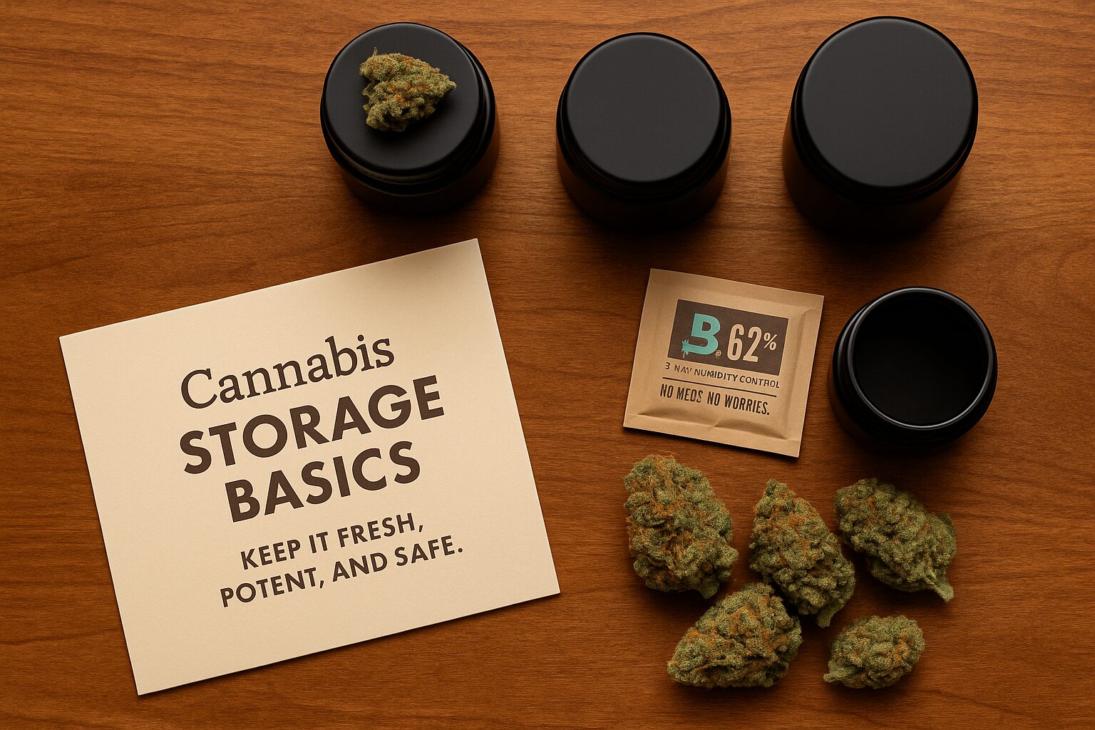 🌿 Cannabis Storage Basics: Keep It Fresh, Potent, and Safe